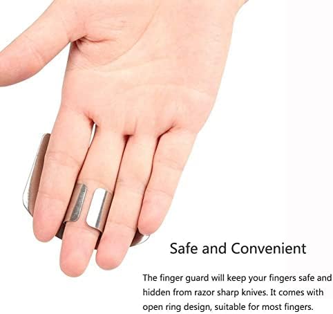 2-Piece Kitchen Finger Guards for Cutting Injury-Free Protection