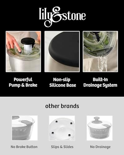 Stainless Steel Kitchen Depths - Pump Salad Spinner More