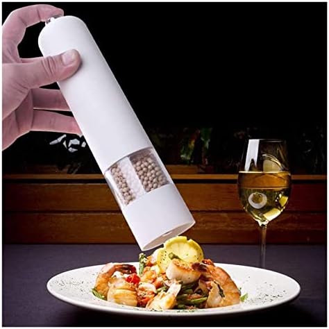 Elegant Electric Salt Pepper Mill Set with LED Light
