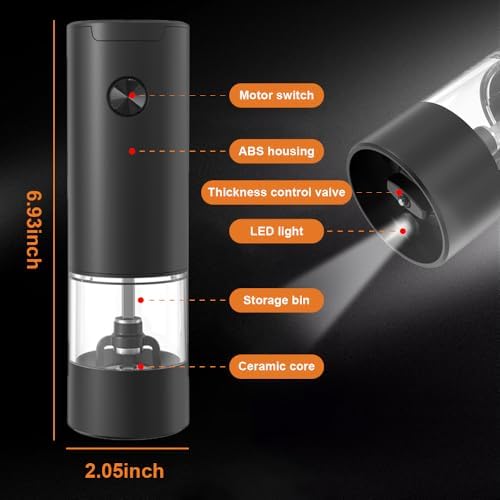 JIDSPWLS Electric Pepper Grinder