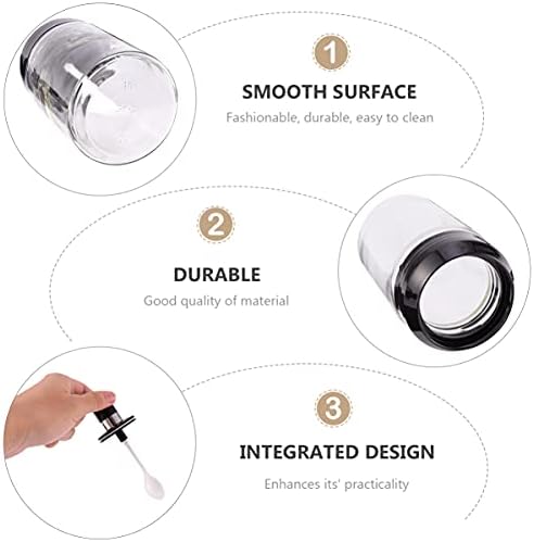 Cabilock 2 Pcs Seasoning Container Glass Bottles