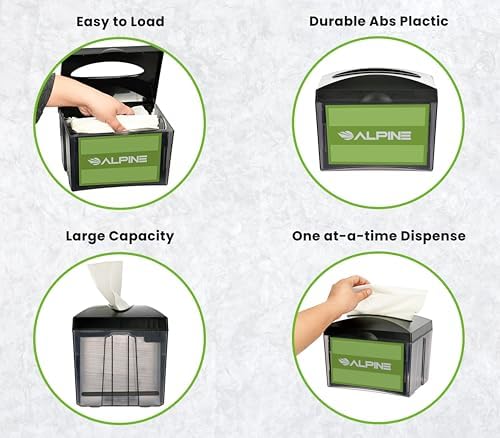 Durable Commercial Napkin Disposers for Restaurants - Black
