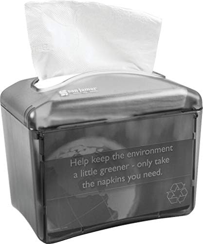 San Jamar Venue Napkin Dispenser Black 200-250 Napkins