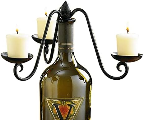 Elegant Candelabra Bottle Topper Set for Wine Lovers