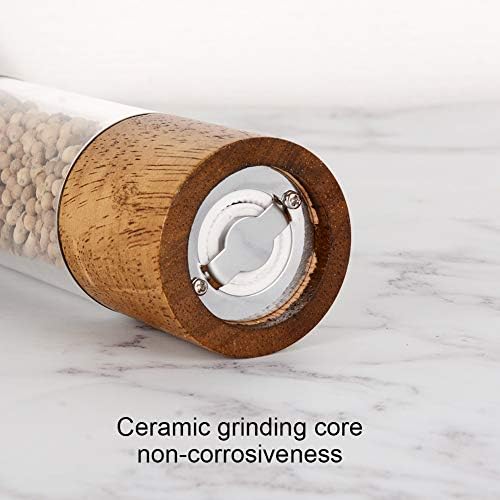 Premium Acrylic Salt Pepper Grinder Set