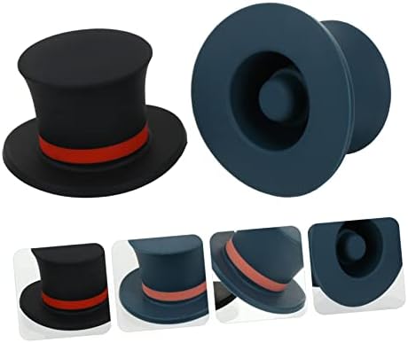 FUNOMOCYA 2pcs Hat Shape Wine Stoppers