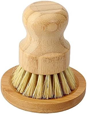 Bamboo Dish Scrub Brush Set for the Perfect Kitchen Helper