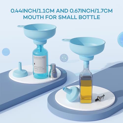 Wide Mouth Versatile Funnel Set for Kitchen Use
