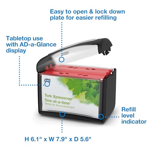 Efficient Napkin Dispenser for High Traffic Easy Use Hygiene Restaurant-Friendly Design