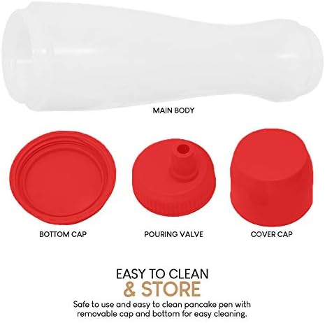Pancake Batter Dispenser Red