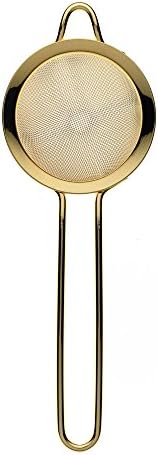 The Perfect Gold-Trimmed Cocktail Strainer
