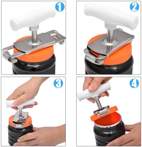 Kichwit Metal Jar Opener with opener Keychain