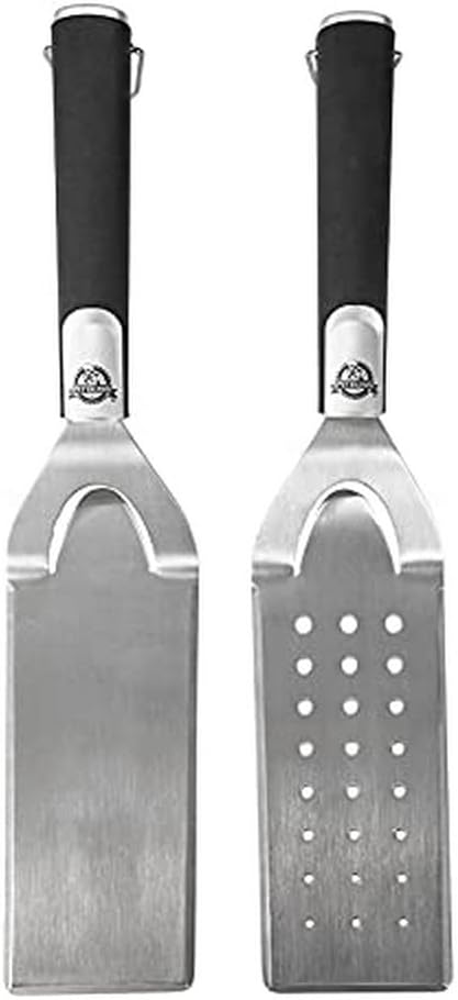 Extra-Large Stainless Steel Griddle Spatula Set by Pit Boss