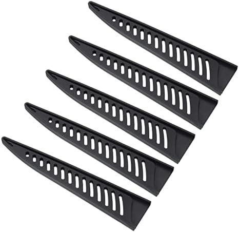 PATIKIL 5-Piece PP Safety Knife Covers for 6 Boning Knives Black