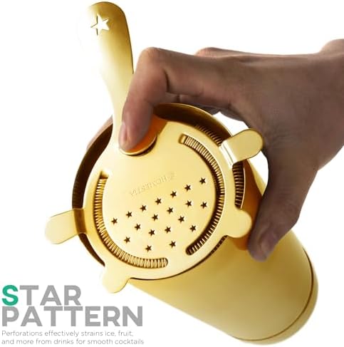 Sturdy Stainless Steel Cocktail Strainer for Bartending