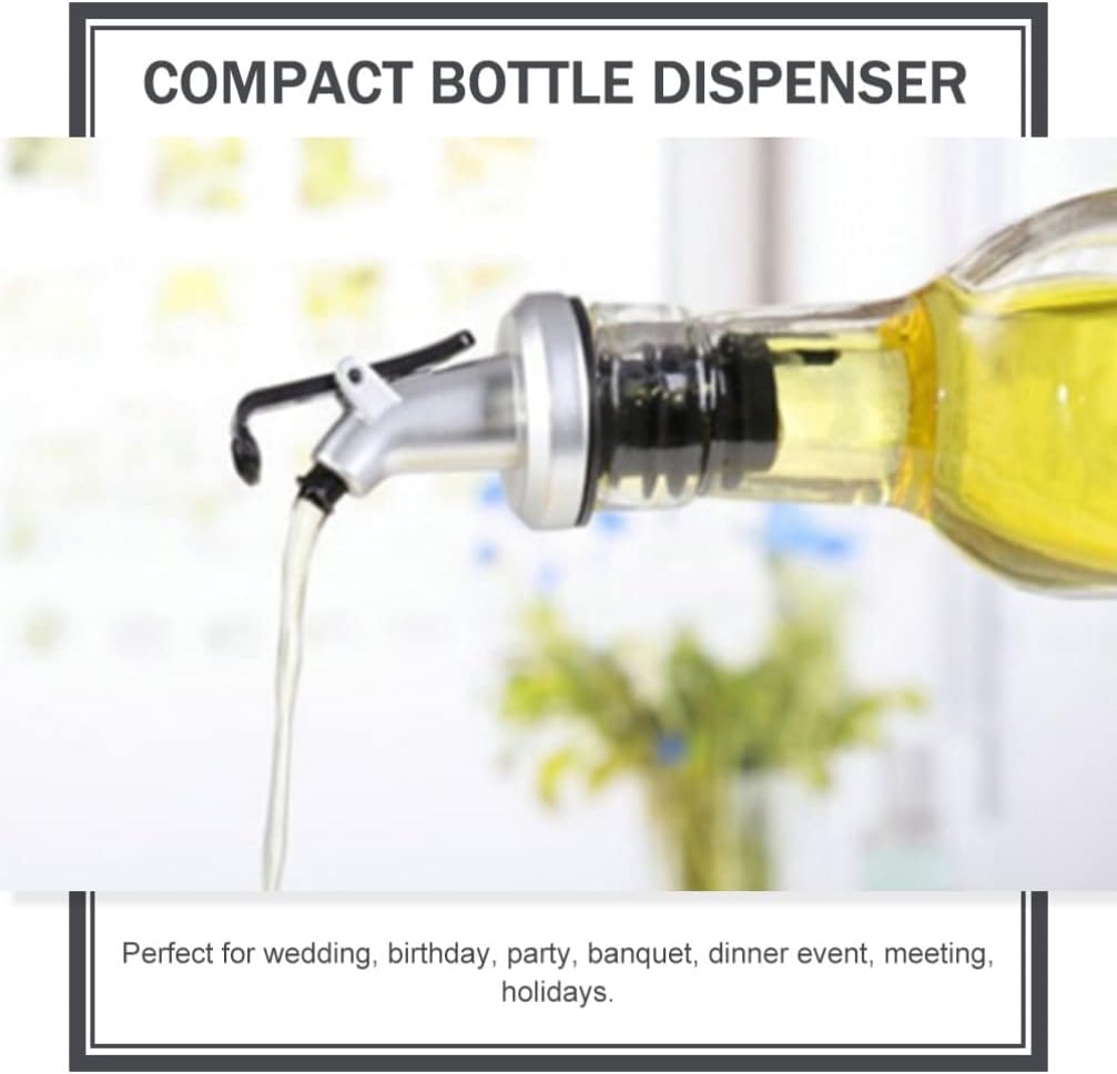 Luxshiny 8pk Oil Bottle Stopper Soy Sauce Dispenser Whiskey Decanter