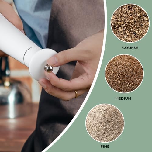 Stylish Handmade Salt Pepper Mill Set