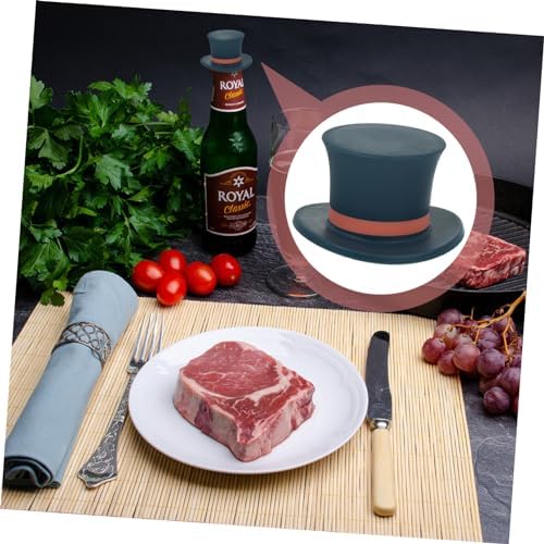 FUNOMOCYA 2pcs Hat Shape Wine Stoppers