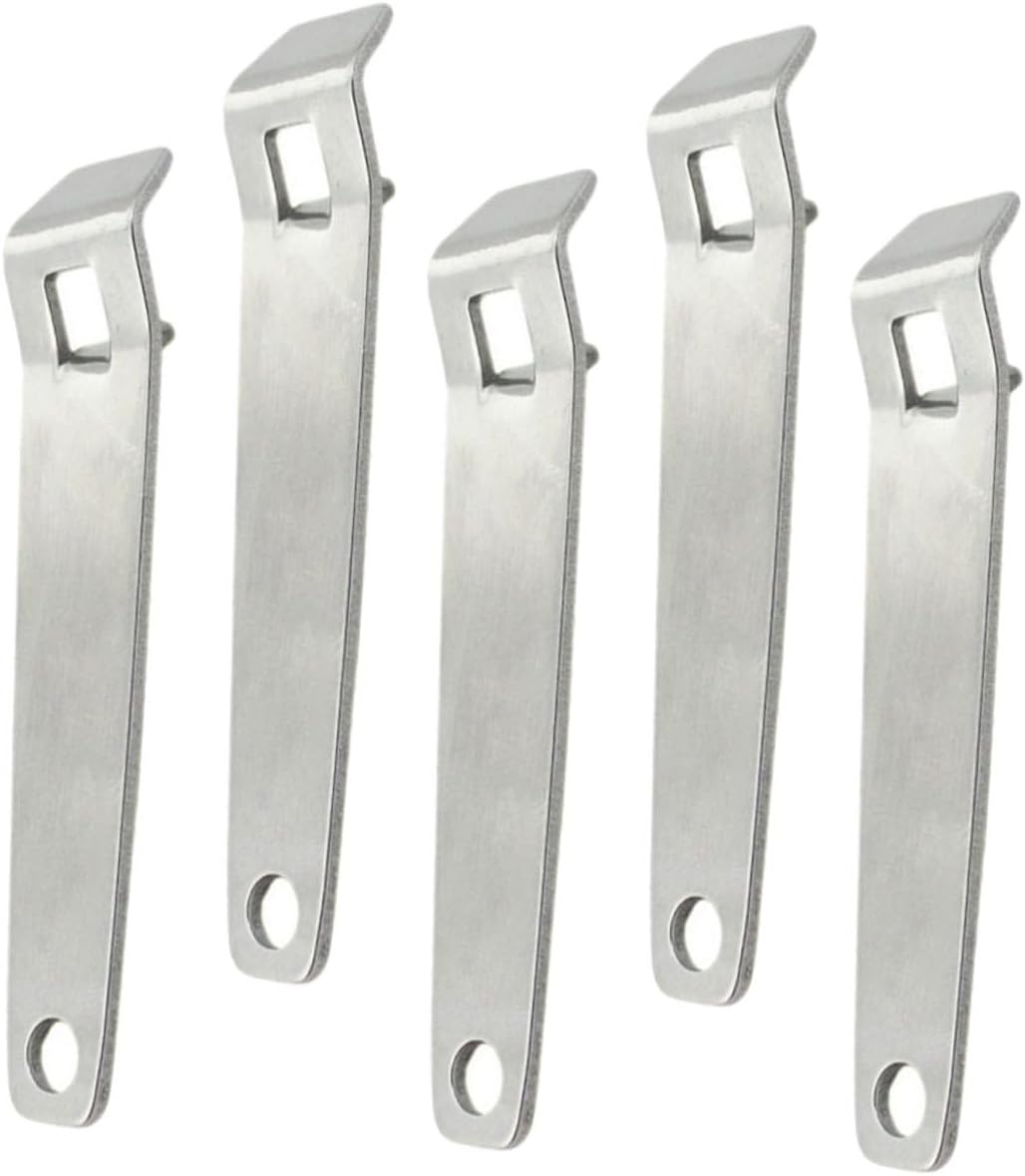 Cabilock 5pcs Stainless Steel Bottle Openers