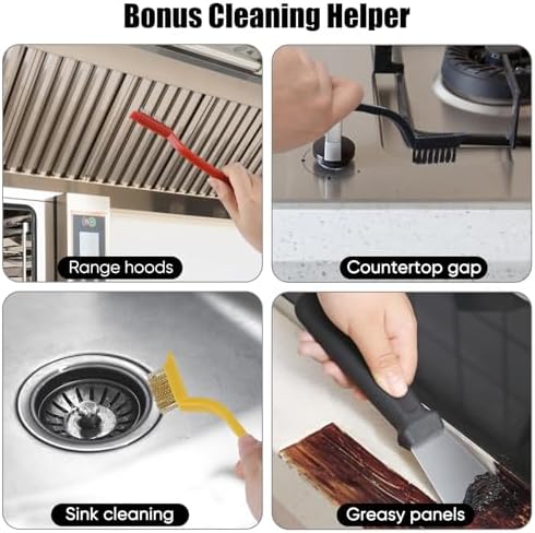 Tedmax Crevice Cleaning Brush Set for DeepCLEANS in Your Home