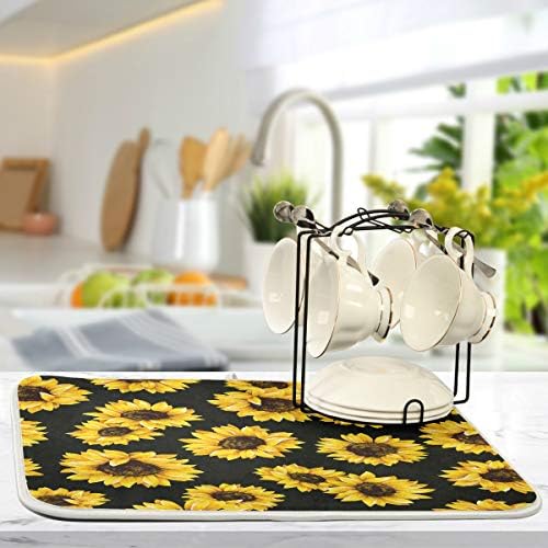 Sturdy Premium Microfiber Dish Drying Mat