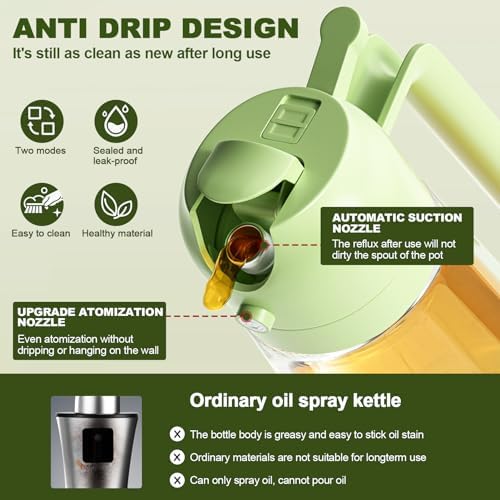 Showvigor 2 in 1 Oil Spray Bottle