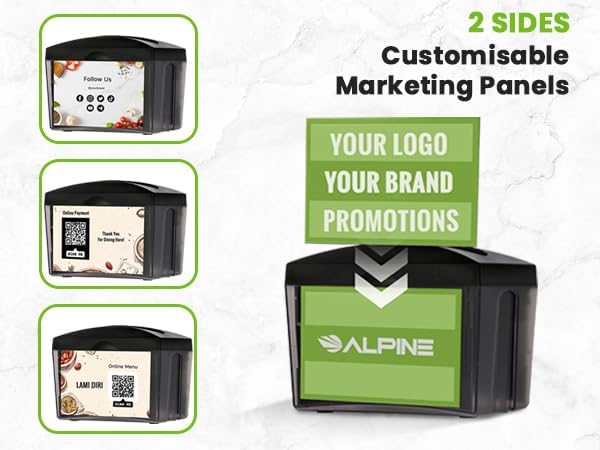 Alpine Industries - Tabletop Napkin Holder for Restaurants