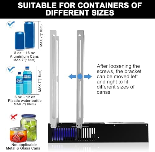 Fast Automated Electric Can Crusher for Home recycled-aluminum-cans