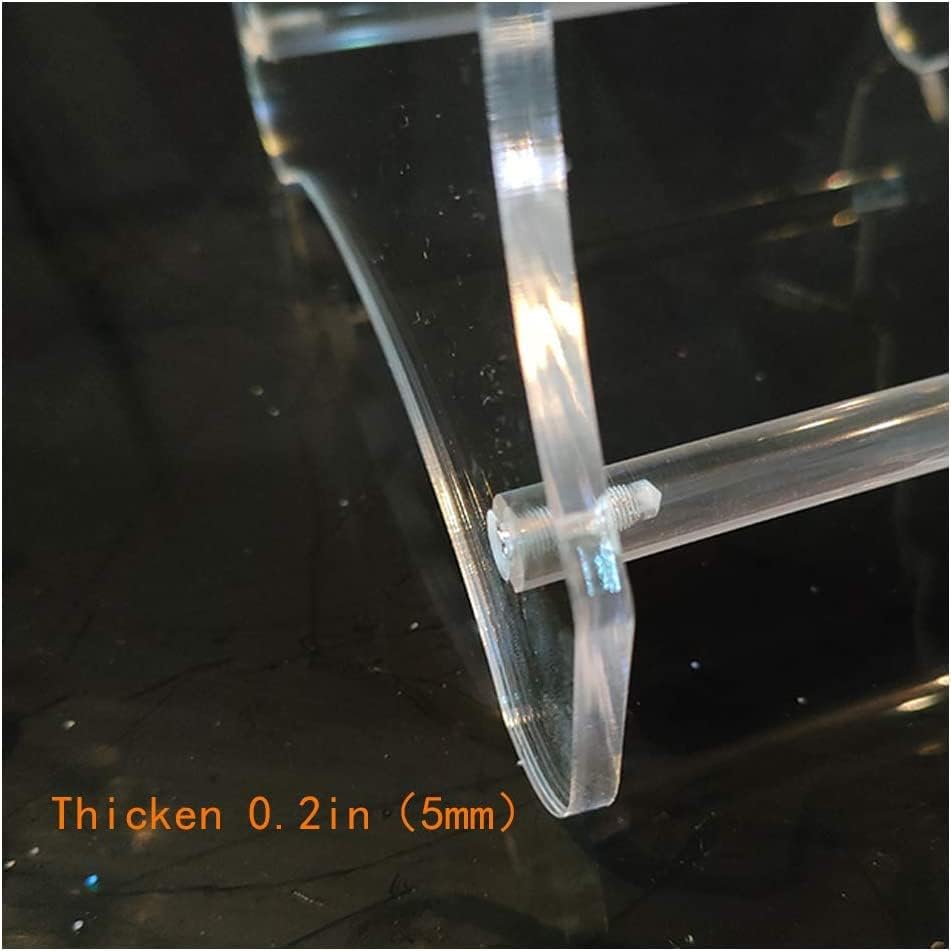 Lufr Clear Wall Knife Display Rack Holder 8 Pcs Thickening 2 Stand