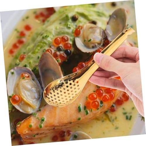 BrightFUFU x2 Caviar Slotted Serving Spoons