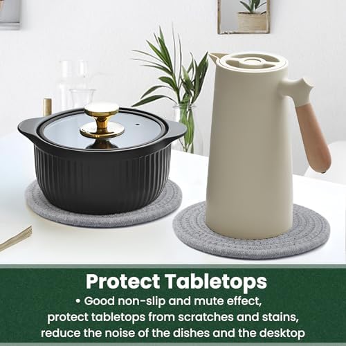 8-Inch Heat-Resistant Trivets for Kitchen Use