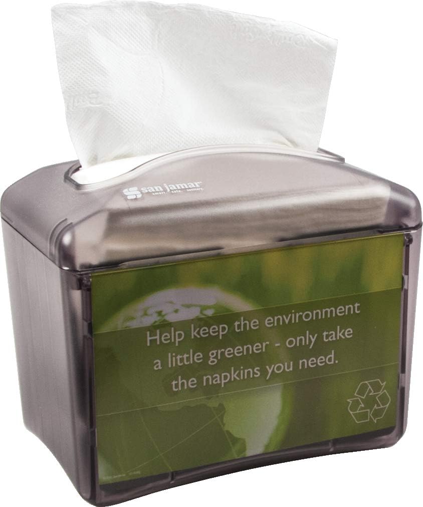 San Jamar Venue Napkin Dispenser Black 200-250 Napkins