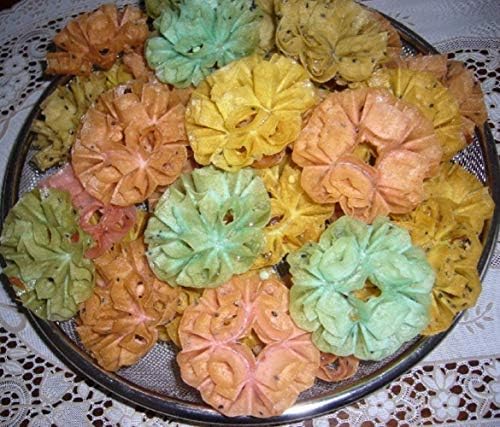 Cozinest Thai Dessert dok jok flower mold Thailand traditional biscuits