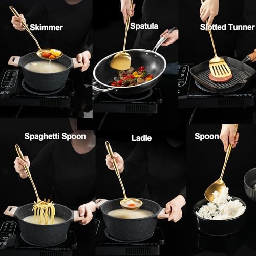 9-Piece Stainless Steel Cooking Utensils Set