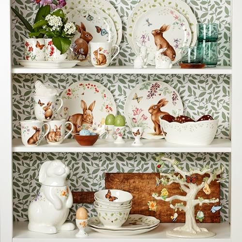 Durable Adorable Buttery Meadow Bunny Salt Pepper Set