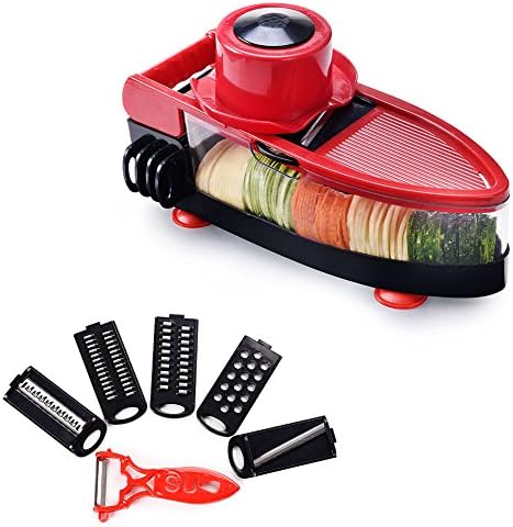 Professional Sliced Vegetables with 5 Blades