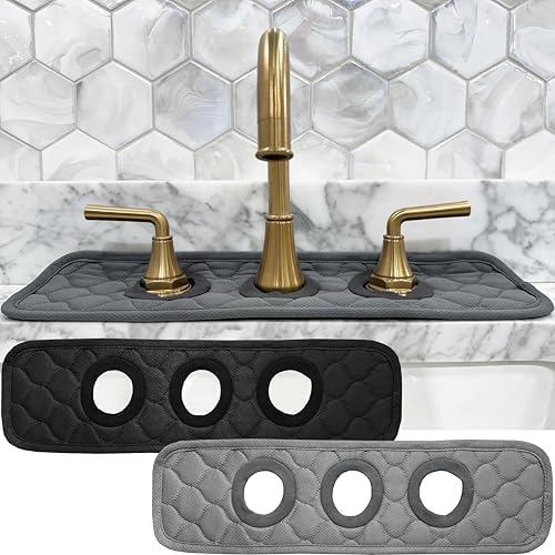 AHAHOMEWARE 3-Round Sink Splash Guard