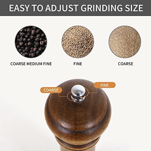 XWXO Oak Loss-Glazed Pepper Mill