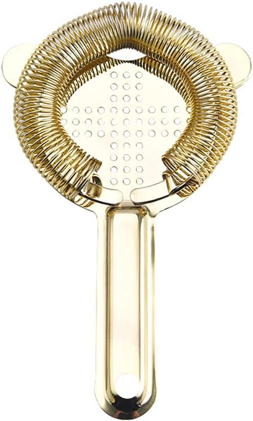 Heavy-Duty Stainless Steel Bar Strainer for Cocktails and Muddled Drinks