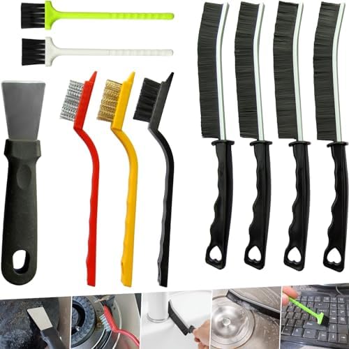 10-Piece Crevice Cleaning Tool Set Home Kitchen Use