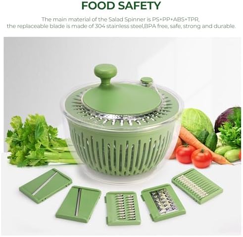 SUSTEAS Salad Spinner Efficient Kitchen Tool