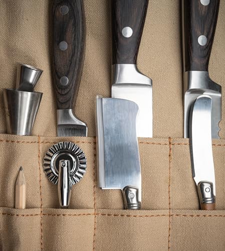 Angus Stoke XXL Chefs Knife Case with Water-Repellent PU Leather