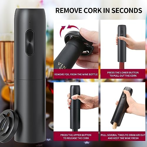 Effortless Electric Wine Opener Set