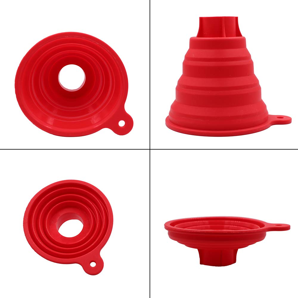 KongNai Silicone Collapsible Funnel for Canning