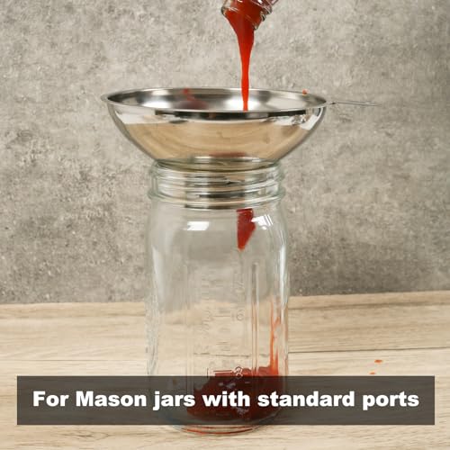 High-Quality Stainless Steel Canning Funnel for Mason Jars