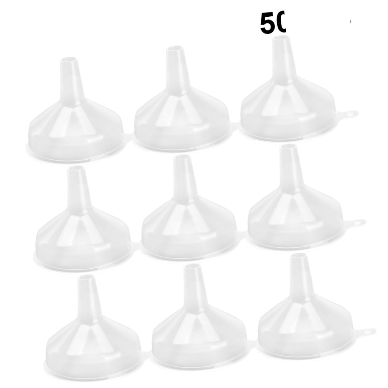 100 Pcs Kitchen Funnel Squirt Bottles - Multi-Purpose Dispensers for Liquids
