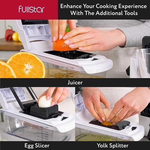 Fullstar 8-in-1 Kitchen Chopper Premium Vegetable Slicer