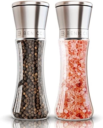 Premium Salt and Pepper Grinder Set of 2