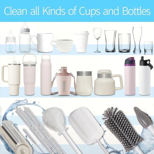 Access Care 8-Piece Bottle Straw Cleaner Kit for Stanley Yeti SLM