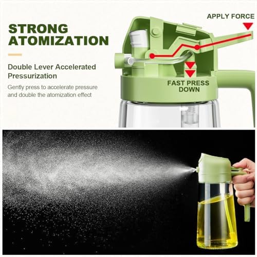Showvigor 2 in 1 Oil Spray Bottle